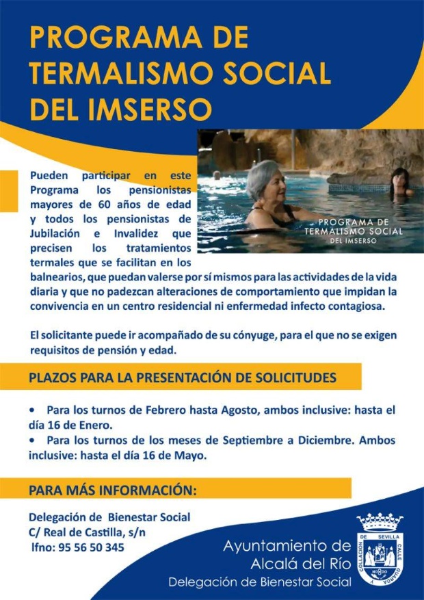 Cartel Programa de Termalismo