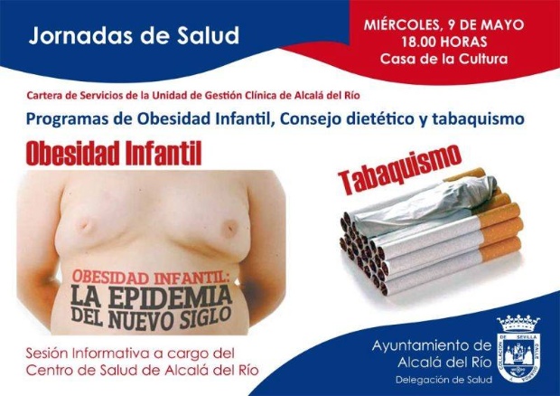 cartel de salud charla