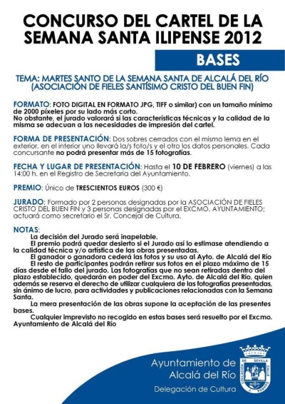 bases cartel semana santa 2012