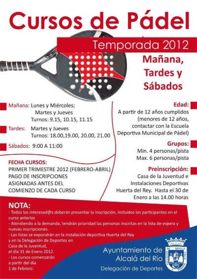 Padel Temporada 2012