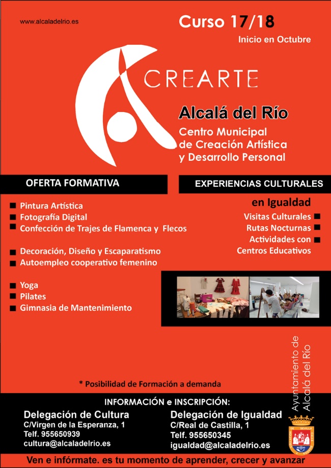 cartel crearte 17 18