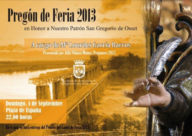 Cartel pregón de feria