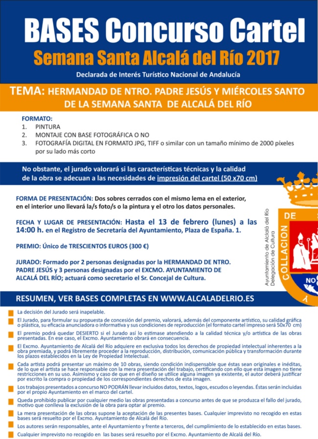 Bases Cartel Semana Santa 2017