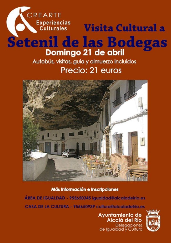 cartel VISITA SETENIL