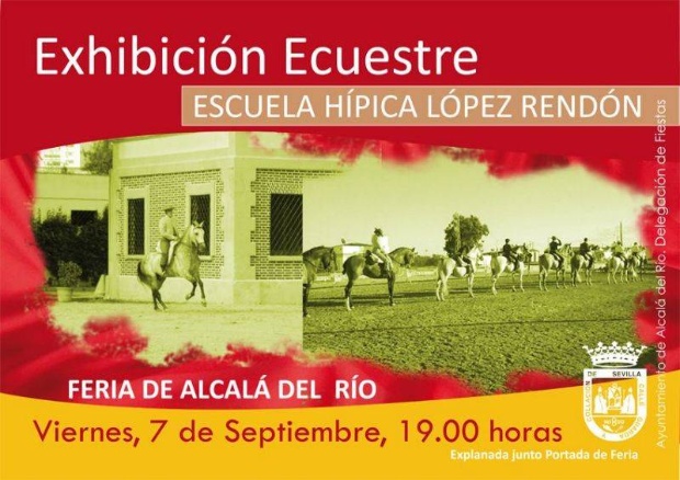 Cartel Exhibición Ecuestre