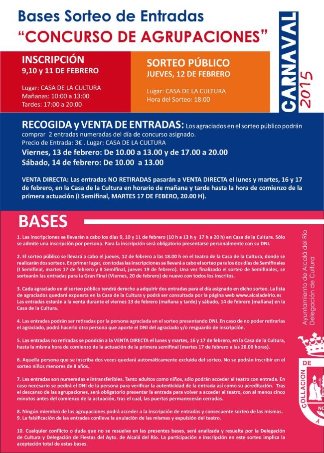 BASES CONCURSO ALCALÁ DEL RÍO 2015