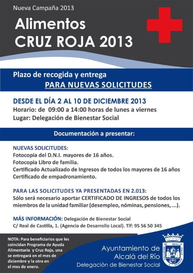 CARTEL CRUZ ROJA 2013