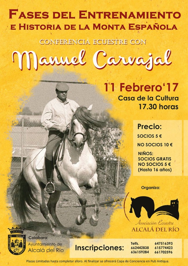 FINAL Cartel Conferencia Asociación Ecuestre Alcalá del Río