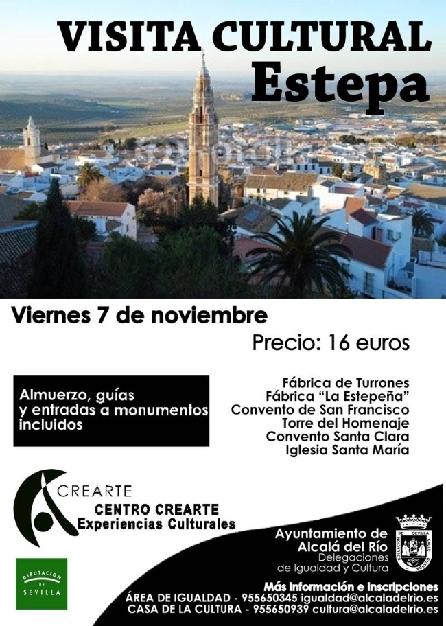 cartel VISITA ESTEPA 2014 2