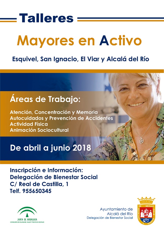 Cartel Mayores en activo 2018
