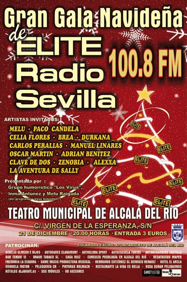 Cartel A3 Gala Navideña DEF X3