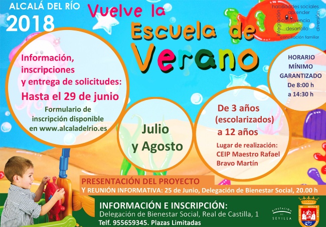 Cartel Escuela de Verano 2018