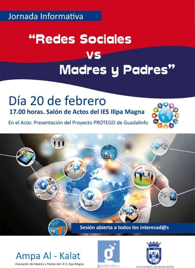 Cartel Redes Sociales vs Padres