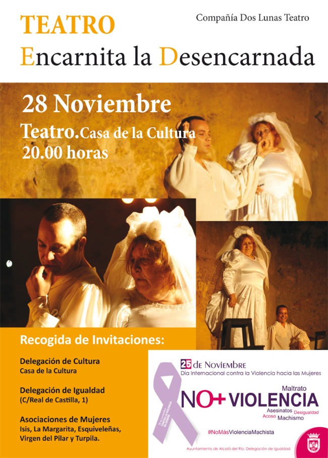 Cartel Teatro Encarnita la Desencarnada