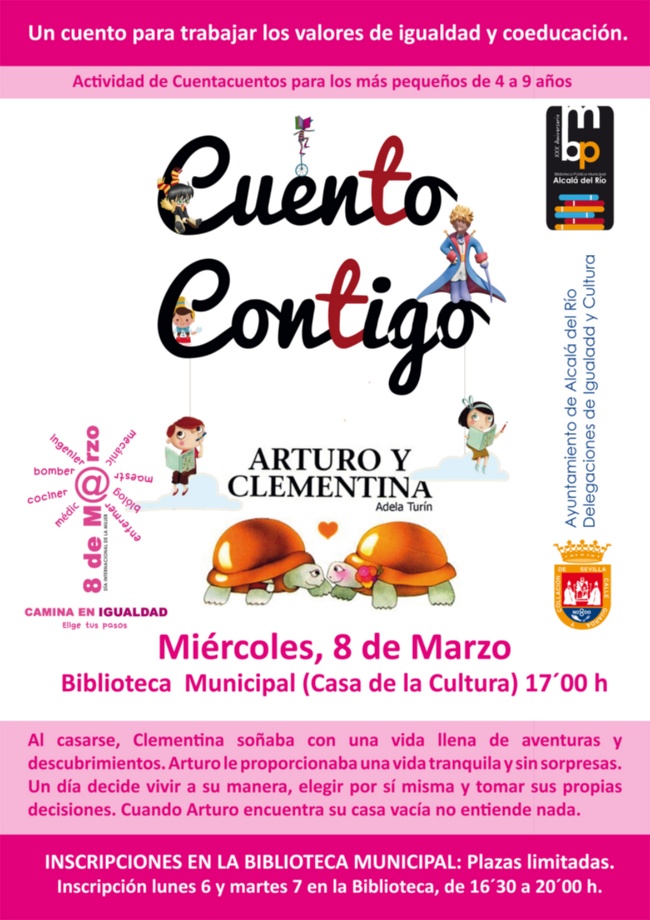Cartel Cuentacuentos 8 de marzo