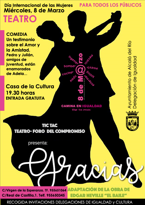 Cartel teatro 8 de marzo