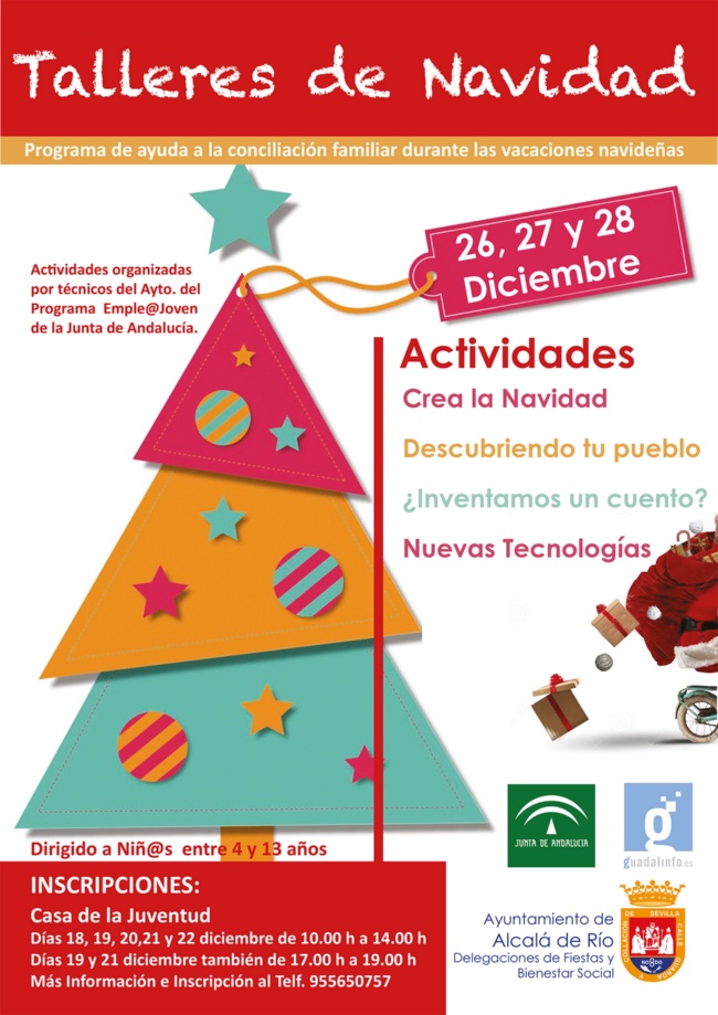 Cartel Talleres de Navidad
