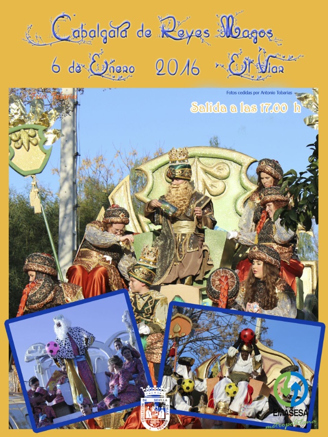 Cartel Reyes Magos El Viar