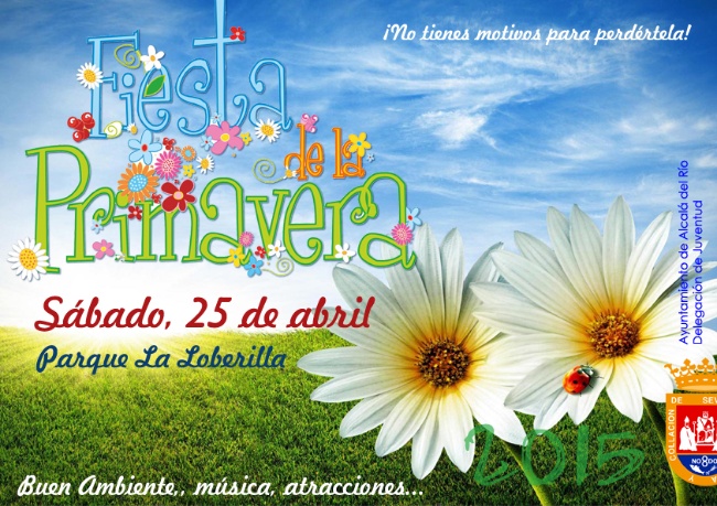 cartel fiesta de la primavera 2015