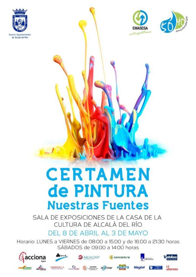 Cartel Exposición Pintura Alcalá del Río