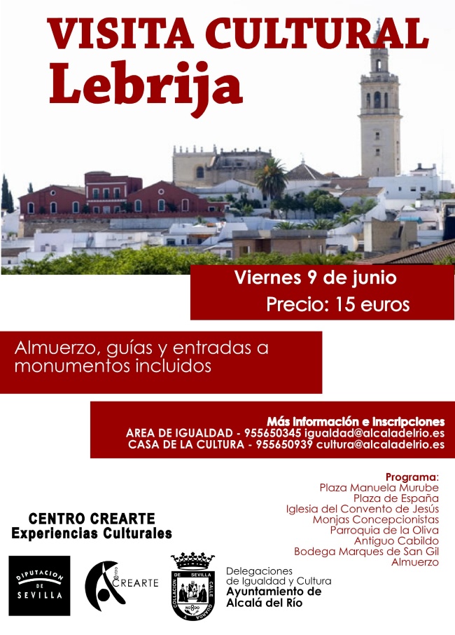 cartel VISITA LEBRIJA 2017