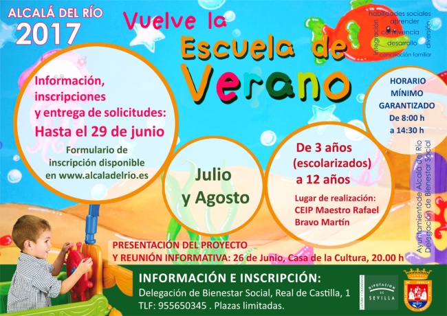 CARTEL ESCUELA DE VERANO 2017