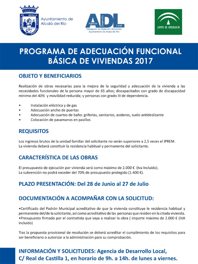 Cartel ayudas a viviendas