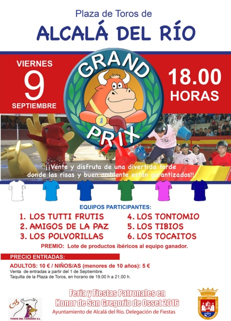 CARTEL participantes GRAN PRIX 2016