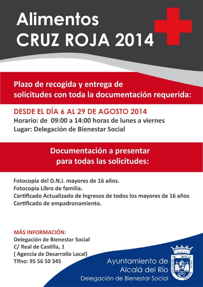 CARTEL CRUZ ROJA 2014