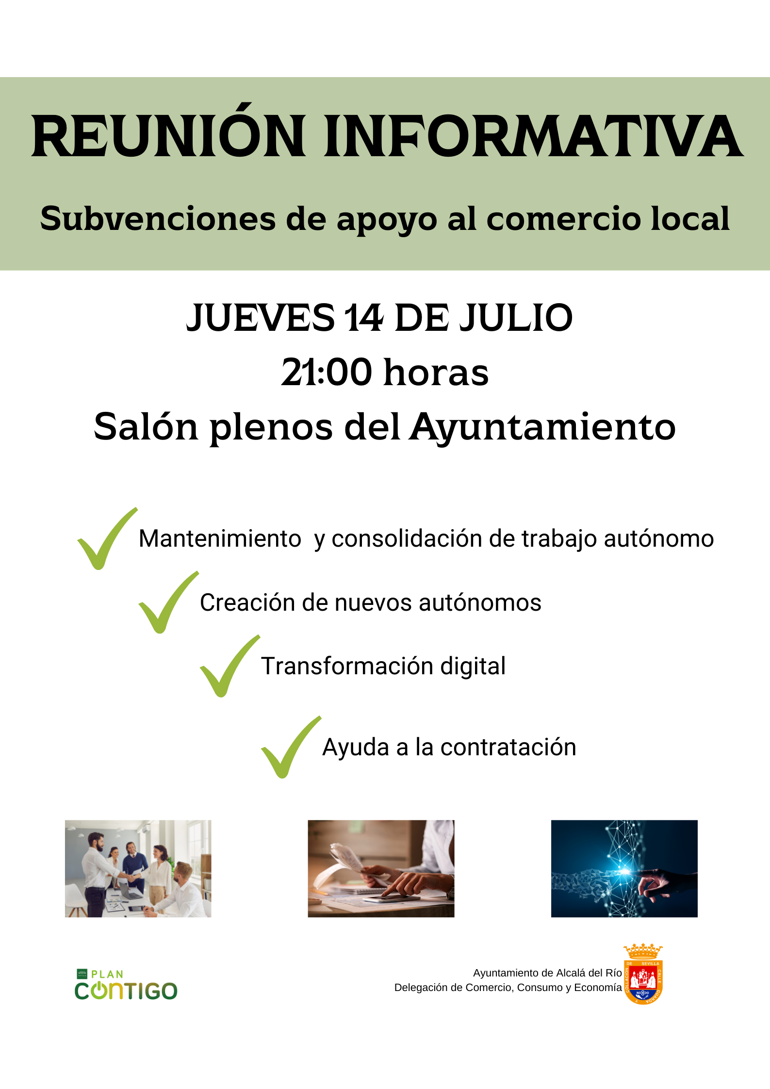 Ayuntamiento de Alcalá del Río Delegación de Comercio, Consumo y Economía