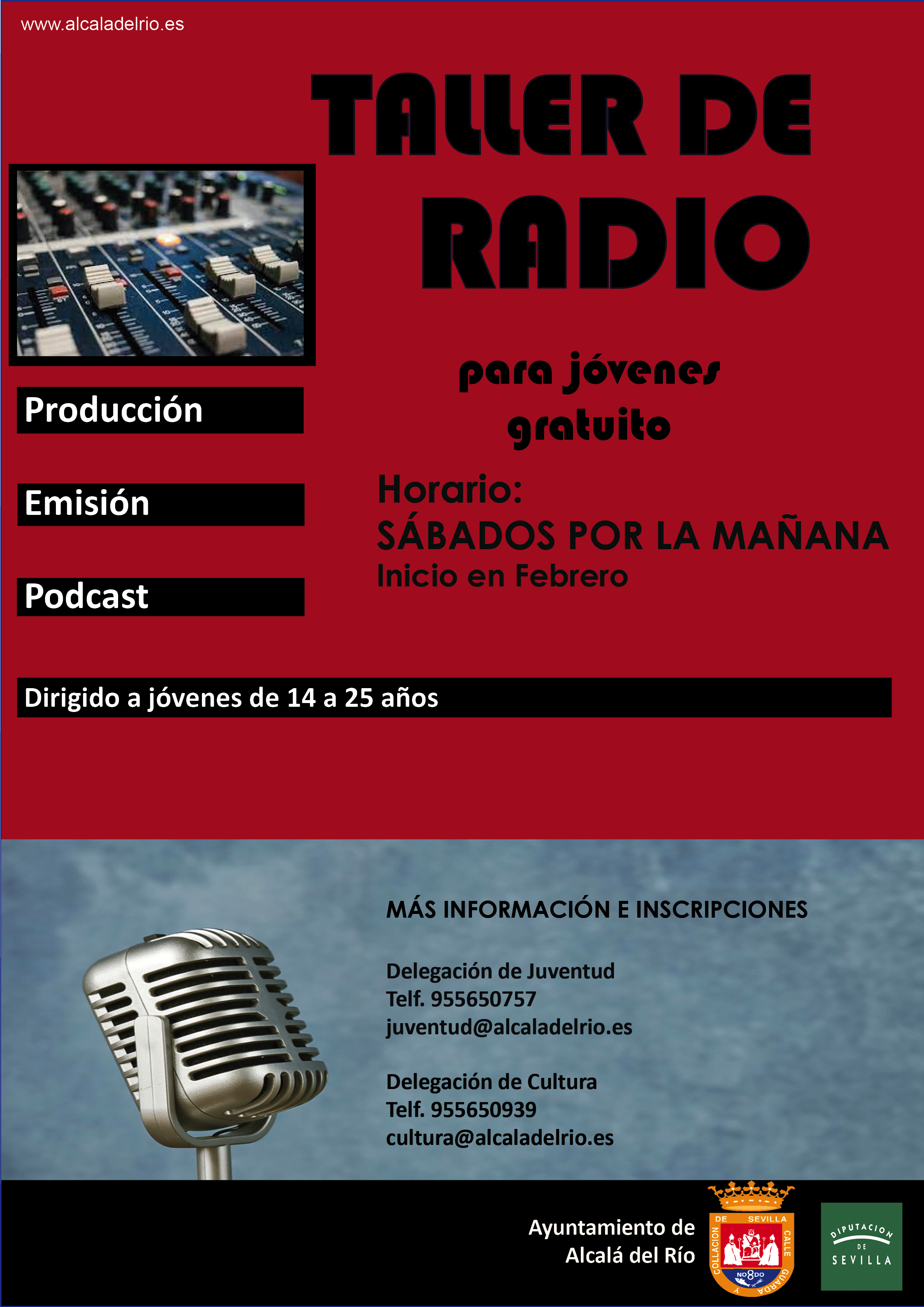 CARTEL TALLER DE RADIO