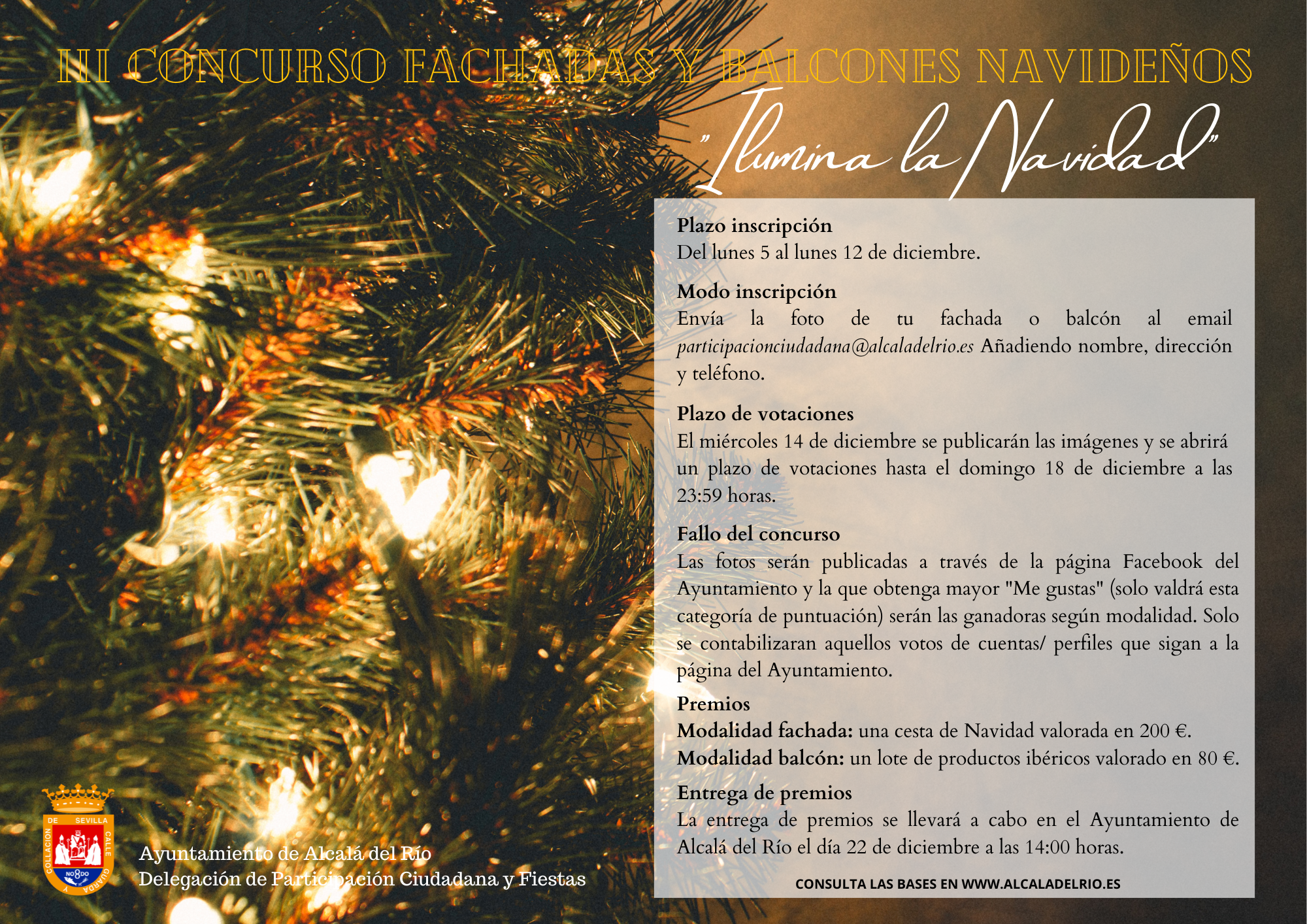 I CONCURSO FACHADAS Y BALCONES NAVIDEÑOS